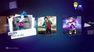 Part of Me on the Just Dance 2014 menu