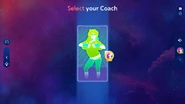 Just Dance 2024 Edition coach selection screen (outdated)