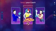 Just Dance 2024 Edition coach selection screen