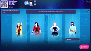 Just Dance Now coach selection screen (2024 update, computer)