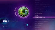 Jump in the Line on the Just Dance: Greatest Hits menu (Xbox 360)