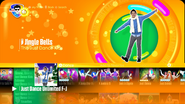 Jingle Bells on the Just Dance 2017 menu