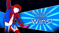 Moves Like Jagger wins!