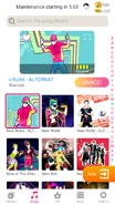 New Rules (Extreme Version) on the Just Dance Now menu (2020 update, phone)