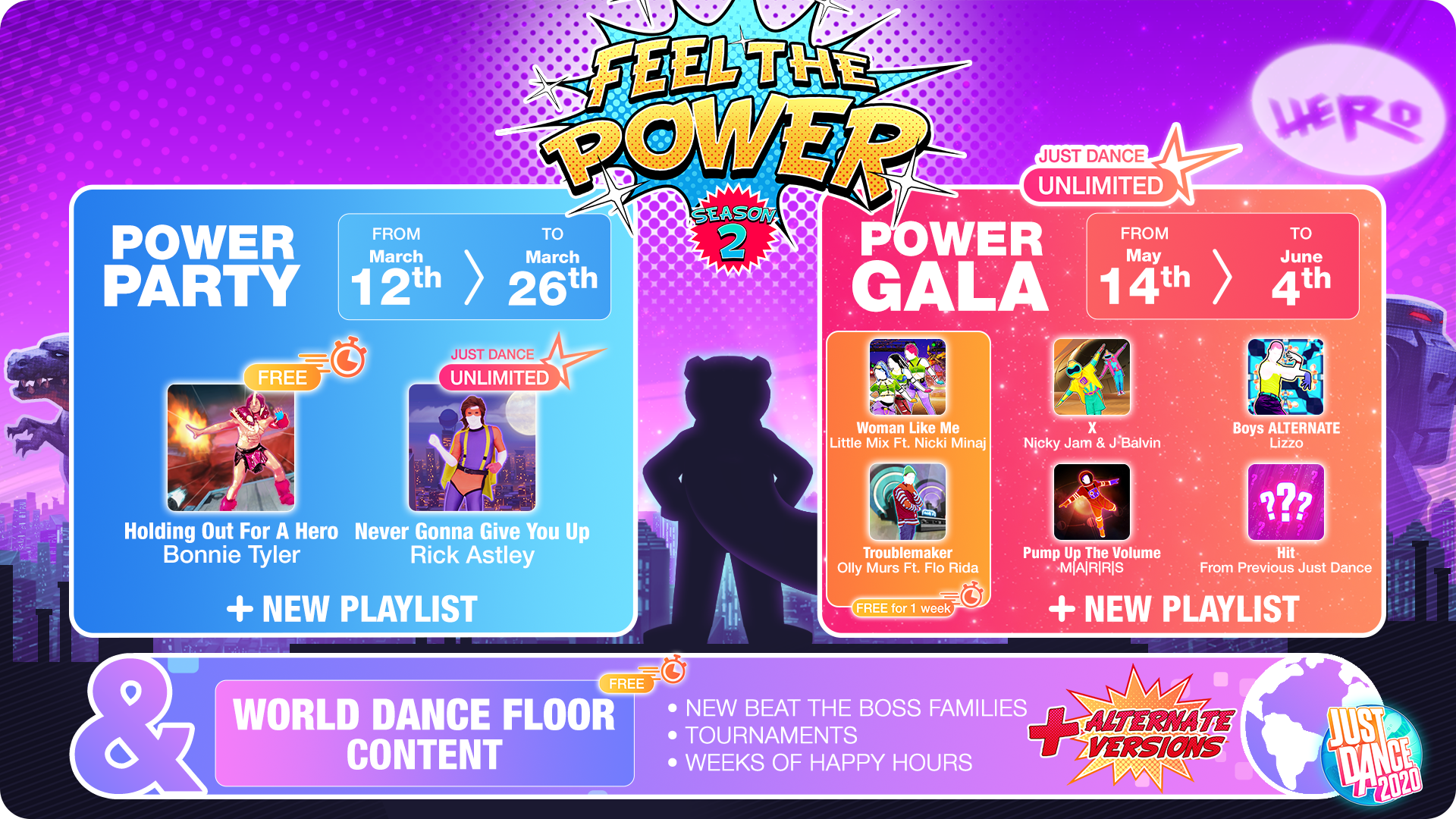 Season 2 Feel The Power Just Dance Wiki Fandom