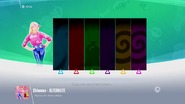 Just Dance 2018 coach selection screen (Kids Mode, camera)