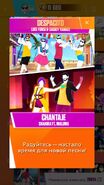 Notificação do Just Dance Now 2 (junto com (Chantaje)