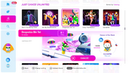 Dragostea Din Tei on the Just Dance 2019 menu