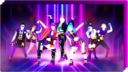 The coaches on the icon for the 2023 version of the Just Dance Now playlist "Family Fiesta" (along with Come Back Home)