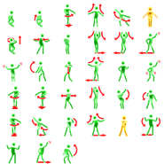 Early pictogram sprite