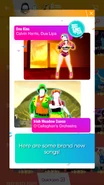 OneKiss SaintPatrickKids jdnow notification.png (971 KB) Just Dance Now release notification (along with One Kiss)