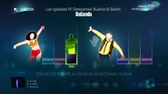 Tela de seleção de treinador do Just Dance 2015