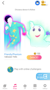 Just Dance Now coach selection screen (2020 update, phone)