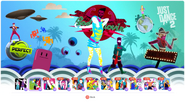 Just Dance 2’s sticker page