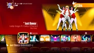 Just Dance (Sing-Along) on the Just Dance 2018 menu