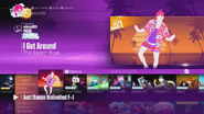 I Get Around on the Just Dance 2017 menu