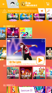 Hit The Lights on the Just Dance Now menu (2017 update, phone)