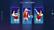 Just Dance 2023 Edition coach selection screen