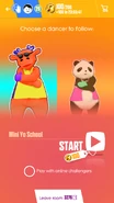 Just Dance Now coach selection screen (2017 update, phone)