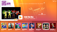 Walk This Way on the Just Dance Now menu (2017 update, computer)