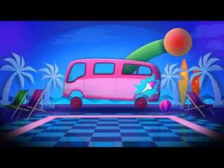 Go Go Summer! background - Just Dance Wii 2 (Japan)