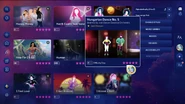 Hungarian Dance No. 5 on the Just Dance 2024 Edition menu