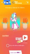 Loveward jdnow coachmenu phone.png (680 KB) Just Dance Now coach selection screen (2017 update, phone)