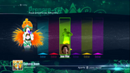 Just Dance 2017 coach selection screen (8th-gen, camera)