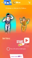 Just Dance Now coach selection screen (2017 update, phone)