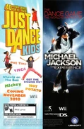 Michael Jackson: The Experience (along with Just Dance Kids) in the Just Dance 2's instruction booklet