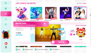 Blurred Lines (Fanmade Version) on the Just Dance 2020 menu