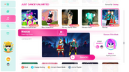 Moskau on the Just Dance 2020 menu