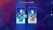 Just Dance 2024 Edition coach selection screen