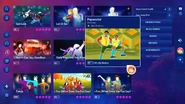 Papaoutai on the Just Dance 2024 Edition menu