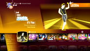 It’s You (Sweat Version) on the Just Dance 2018 menu