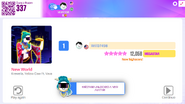 Just Dance Now scoring screen (2020 update)