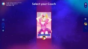Just Dance 2025 Edition coach selection screen