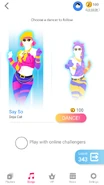 Sayso jdnow coachmenu phone.png (399 KB) Just Dance Now coach selection screen (phone)
