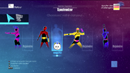 Pantalla de selección de bailarín de Just Dance 2016 (7ma-Gen)