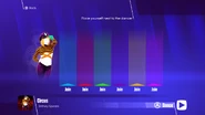 Just Dance 2018 coach selection screen (camera)