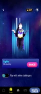 Just Dance Now coach selection screen (2024 update, phone)