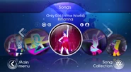 Only Girl (In The World) on the Just Dance: Greatest Hits menu (Wii)