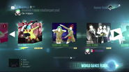 Nitro Bot on the Just Dance 2015 menu