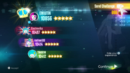 Just Dance 2015 scoring screen