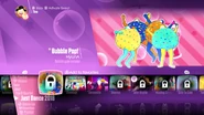 Bubble Pop! (Bubble Gum Version) on the Just Dance 2018 menu (8th-gen)