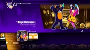 Magic Halloween on the Just Dance 2018 menu (8th-gen)