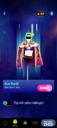 Just Dance Now coach selection screen (2024 update, phone)