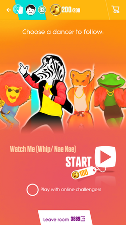 Play the song top whip and nae nae