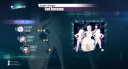 Just Dance 2015 routine selection screen (Classic)