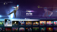 It’s You on the Just Dance 2016 menu